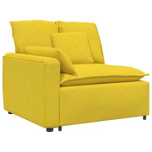 vidaXL Module central de canapé modulaire coussins gris foncé 100 cm