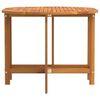 vidaXL Table de Jardin Marron 110 x 60 x 72 cm Bois d'Acacia Massif