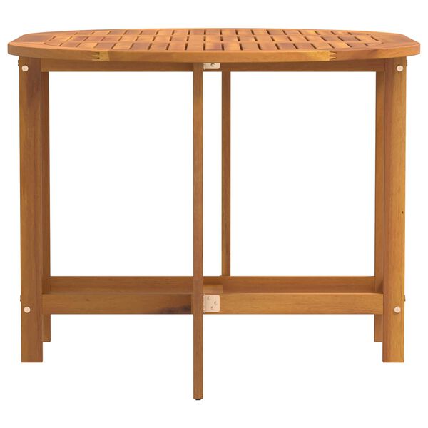 vidaXL Table de Jardin Marron 110 x 60 x 72 cm Bois d'Acacia Massif