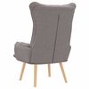 vidaXL fauteuil Taupe 69 x 74 x 93 cm Tissu Sherpa