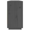 vidaXL Buffet Gris 100x40x75 cm Bois massif de pin