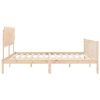 vidaXL Cadre de lit sans matelas 200x200 cm bois massif de pin