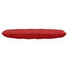 vidaXL Coussin de Dos Rouge 140 x 19 x 50 cm tissu