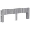 vidaXL Cabinet de T&ecirc;te de Lit Sonoma gris Bois d'ing&eacute;nierie