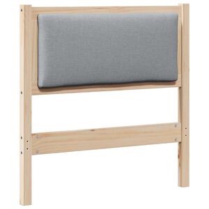 vidaXL T&ecirc;te de lit Marron Bois massif en pin