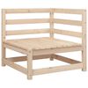vidaXL Salon de jardin 4 pcs bois massif de pin