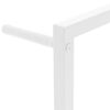 vidaXL Porte-serviettes Blanc 60x10x116 cm Acier