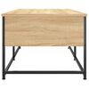 vidaXL Table basse ch&ecirc;ne sonoma 100x51x40 cm bois d'ing&eacute;nierie