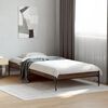 vidaXL Cadre de lit sans matelas ch&ecirc;ne marron 90x200 cm
