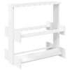 vidaXL Support pour canne &agrave; p&ecirc;che Bois d'ing&eacute;nierie 60 x 35 x 60 cm