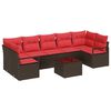 vidaXL Ensemble de canap&eacute; de jardin 8 pc 7-Nombre de places