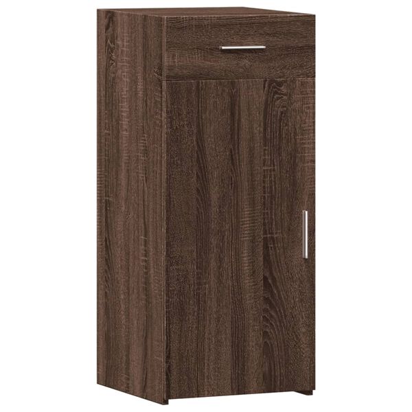 vidaXL Buffet ch&ecirc;ne marron 40x42,5x93 cm bois d'ing&eacute;nierie