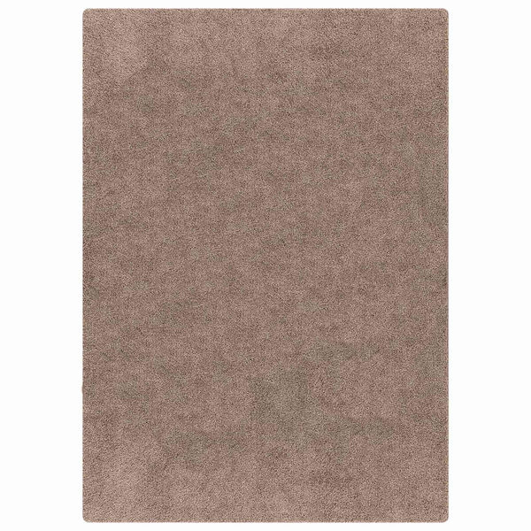 vidaXL Tapis Shaggy Anti-d&eacute;rapant Marron 120 x 170 cm PP