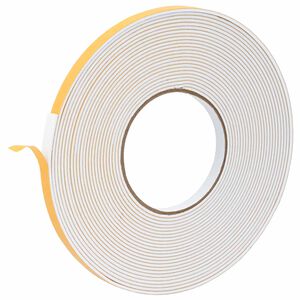 vidaXL Ruban adh&eacute;sif en mousse 10 pcs Blanc 10mm x 10m Mousse CR
