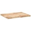 vidaXL Dessus de table rectangulaire 80x60x4 cm bois massif d'acacia
