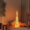vidaXL C&ocirc;nes lumineux de No&euml;l 30 LED blanc chaud 60 cm acrylique