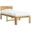 vidaXL Cadre de lit simple avec t&ecirc;te de lit ROSTOCK Blanc 90 x 200 cm