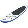 vidaXL Ensemble de planches SUP gonflables Bleu et blanc
