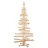 vidaXL Arbres de No&euml;l avec support Naturel 150 cm Bois massif en pin