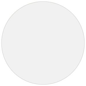 vidaXL Protecteur de table transparent &Oslash; 60 cm 1,6 mm PVC