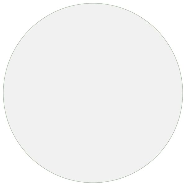 vidaXL Protecteur de table transparent &Oslash; 60 cm 1,6 mm PVC