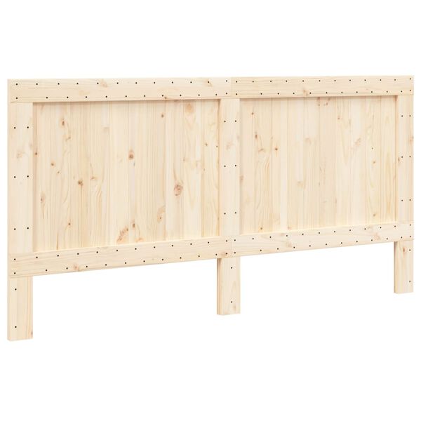 vidaXL T&ecirc;te de lit 200x104 cm bois massif de pin