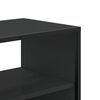 vidaXL Meuble TV noir 100x31x39,5 cm bois d'ing&eacute;nierie et m&eacute;tal