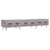 vidaXL Meuble TV sonoma gris 150x36x30 cm bois d'ing&eacute;nierie