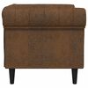 vidaXL Canap&eacute; Marron 78,5 x 74,5 x 74,5 cm Polyester