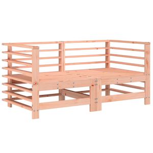 vidaXL Canap&eacute;s d'angle de jardin 2 pcs bois massif douglas