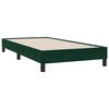 vidaXL Cadre de lit sans matelas vert fonc&eacute; 100x210 cm velours