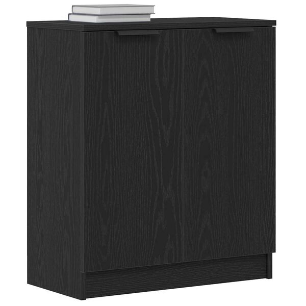 vidaXL Buffet Noir 60 x 30 x 70 cm Bois d'ingénierie