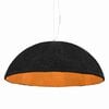 vidaXL Lampe suspendue Noir et dor&eacute; &Oslash;70 cm E27