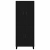 vidaXL Haut Armoire Ch&ecirc;ne noir 69,5 x 34 x 180 cm Bois d'ing&eacute;nierie