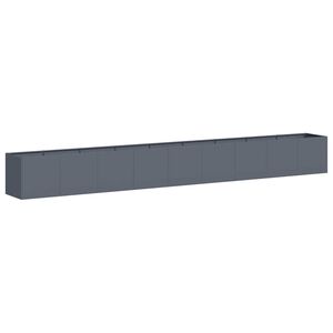 vidaXL Jardini&egrave;re anthracite 360x40x40 cm acier lamin&eacute; &agrave; froid