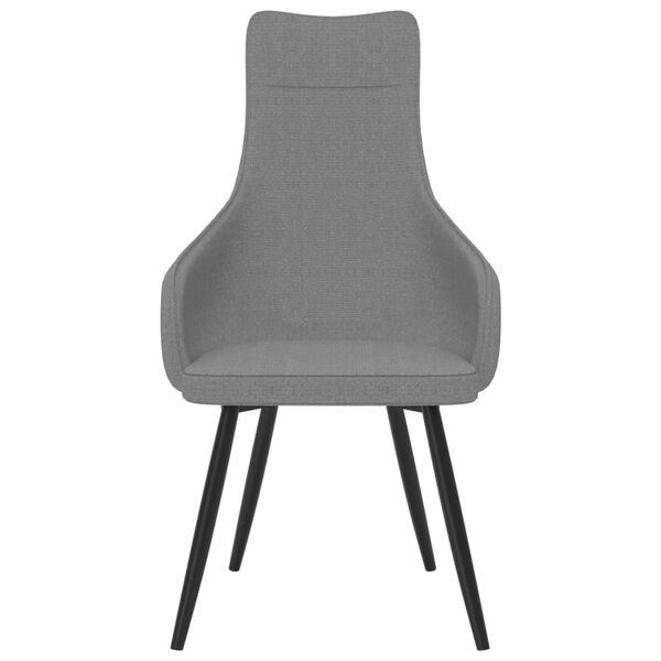 vidaXL Chaise de canap&eacute; Gris clair Tissu