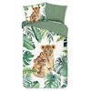 Good Morning Housse de couette enfant JUNGLE 140x200/220 cm Vert
