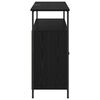 vidaXL Buffet Chêne noir 100 x 35 x 80 cm Bois d'ingénierie