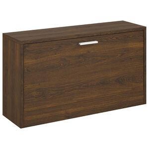 vidaXL Banc &agrave; chaussures Ch&ecirc;ne marron 80x24x45 cm Bois d'ing&eacute;nierie