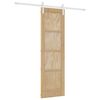 vidaXL Porte coulissante 61 x 198,5 cm Bois de pin massif