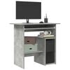vidaXL Bureau Gris b&eacute;ton 80x45x74 cm Bois d&rsquo;ing&eacute;nierie