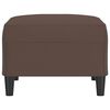 vidaXL Repose-pied Marron 70x55x41 cm Similicuir