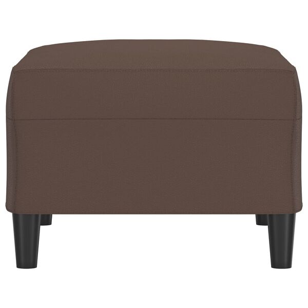 vidaXL Repose-pied Marron 70x55x41 cm Similicuir