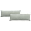 vidaXL Coussins de canapé 2 pcs Gris clair 120 x 40 cm