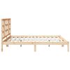 vidaXL Cadre de lit sans matelas 180x200 cm bois massif