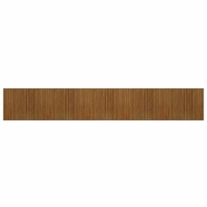 vidaXL Tapis rectangulaire marron 80x1000 cm bambou