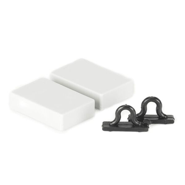 Travellife Rideau de porte Chenille Stripe 185x56 cm Gris et bleu