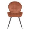 LABEL51 Chaises &agrave; manger lot de 2 Sil 51x64x87 cm cognac