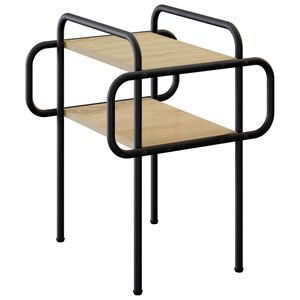 vidaXL Table basse Ch&ecirc;ne Sonoma 40 x 40 x 51 cm Bois d'ing&eacute;nierie