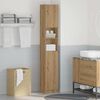 vidaXL Meuble de salle de bain Ch&ecirc;ne artisanal 32x25,5x190 cm Bois d'ing&eacute;nierie